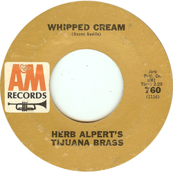 Herb Alpert & The Tijuana Brass Whipped Cream Vinyl 7" USED