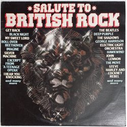 Various Salute To British Rock Vinyl LP USED