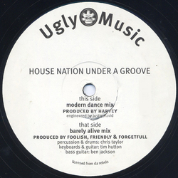 DA Rebels House Nation Under A Groove Vinyl 12" USED