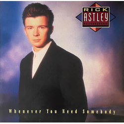 Rick Astley Whenever You Need Somebody Vinyl LP USED