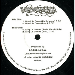 Brainwash 2000 Break It Down / King Of Demos Vinyl 12" USED