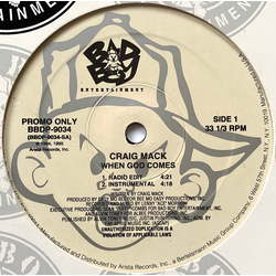 Craig Mack When God Comes Vinyl 12" USED