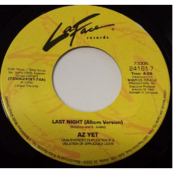 Az Yet Last Night Vinyl 7" USED