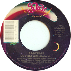 Babyface My Kinda Girl Vinyl 7" USED