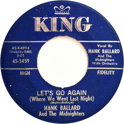 Hank Ballard & The Midnighters Let's Go Again (Where We Went Last Night) / Deep Blue Sea Vinyl 7" USED