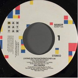 Baltimora Living In The Background Vinyl 7" USED