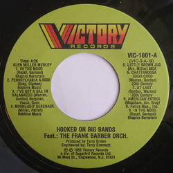 The Frank Barber Orchestra Hooked On Big Bands Vinyl 7" USED
