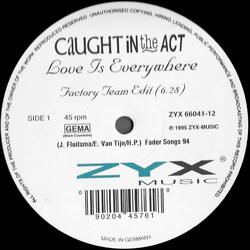 Caught In The Act (2) Love Is Everywhere / You Know USED VINYL 12INCH