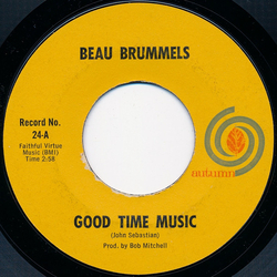 The Beau Brummels Good Time Music Vinyl 7" USED