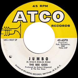 Bee Gees Jumbo / The Singer Sang His Song Vinyl 7" USED