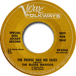 Blues Magoos The People Had No Faces / So I'm Wrong And You Are Right Vinyl 7" USED