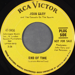 John Gary / The Casuals On The Square End Of Time / A Certain Girl Vinyl 7" USED