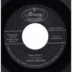 Brook Benton Endlessly / So Close Vinyl 7" USED