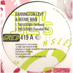 Barrington Levy / Beenie Man Two Sounds Vinyl 12" USED