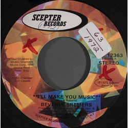 Beverly Bremers I'll Make You Music Vinyl 7" USED