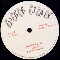 Delroy Wilson / U-Roy To Be A Lover / Never Get Away Vinyl 12" USED