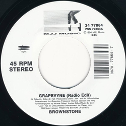 Brownstone Grapevyne (Radio Edit) / If You Love Me (LP Version (Radio Edit)) Vinyl 7" USED