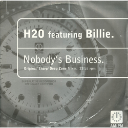 H2O / Billie Nobody's Business (Original / Sharp / Deep Zone Mixes) Vinyl 12" USED