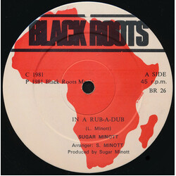Sugar Minott In A Rub-A-Dub USED VINYL 12INCH 45 RPM