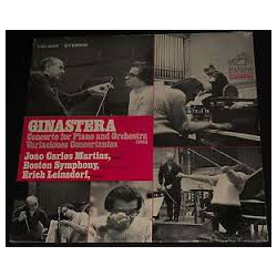 Alberto Ginastera / João Carlos Martins / Boston Symphony Orchestra / Erich Leinsdorf Concerto For Piano And Orchestra (1961) / Variaciones Concertant