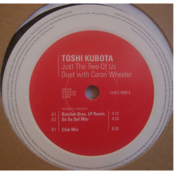 Toshinobu Kubota Just The Two Of Us Vinyl 12" USED