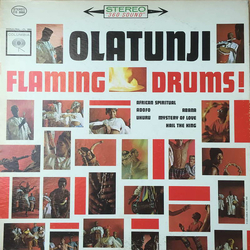 Babatunde Olatunji Flaming Drums! Vinyl LP USED