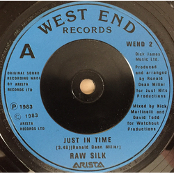 Raw Silk Just In Time Vinyl 7" USED
