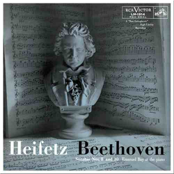 Ludwig van Beethoven / Jascha Heifetz / Emanuel Bay Sonatas Nos. 8 And 10 Vinyl LP USED