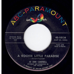 Jo Ann Campbell A Kookie Little Paradise / Bobby, Bobby, Bobby Vinyl 7" USED