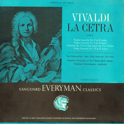 Antonio Vivaldi / Chamber Orchestra of the Vienna State Opera / Paul Makanowitzky / Vladimir Golschmann La Cetra, Opus 9 Vinyl LP USED