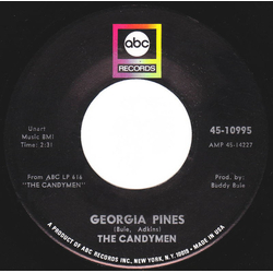 The Candymen Georgia Pines Vinyl 7" USED