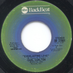 Carl Carlton Everlasting Love Vinyl 7" USED