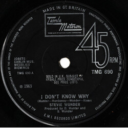 Stevie Wonder I Don't Know Why USED VINYL 7INCH 45 RPM SINGLE