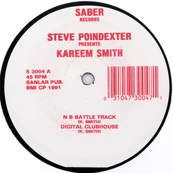 Steve Poindexter / Kareem Smith N B Battle Track Vinyl 12" USED