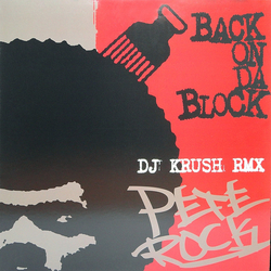 Pete Rock Back On Da Block (DJ Krush Rmx) Vinyl 12" USED