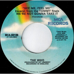 The Who See Me, Feel Me USED VINYL 7INCH 45 RPM REISSUE