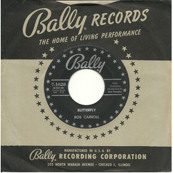 Bob Carroll Butterfly / Look What You've Done To Me Vinyl 7" USED