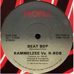 Rammellzee / K-Rob Beat Bop Vinyl 12" USED