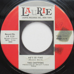 The Chiffons He's So Fine / Oh My Love Vinyl 7" USED
