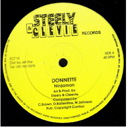 Ninjaman / Carlton Livingston Donnette / Tonight Vinyl 12" USED