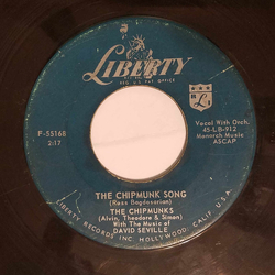 The Chipmunks The Chipmunk Song / Almost Good Vinyl 7" USED