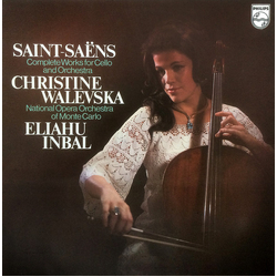 Camille Saint-Saëns / Christine Walevska / Orchestre National de l'Opéra de Monte-Carlo / Eliahu Inbal Complete Works For Cello And Orchestra Vinyl LP