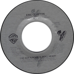 Eric Clapton (I've Got A) Rock And Roll Heart Vinyl 7" USED