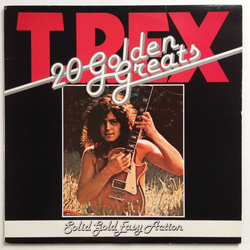 T. Rex Solid Gold - Easy Action, 20 Golden Greats Vinyl LP USED