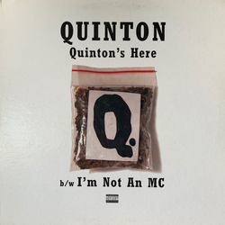 Quinton Quinton's Here / I'm Not An MC Vinyl 12" USED