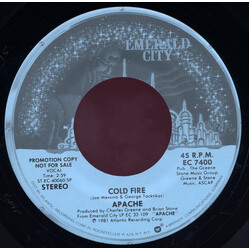 Apache (11) Cold Fire USED VINYL 7INCH 45 RPM PROMO MONO STEREO