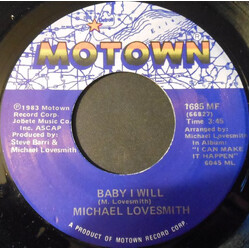 Michael Lovesmith Baby I Will USED VINYL 7INCH