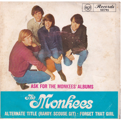 The Monkees Alternate Title (Randy Scouse Git) / Forget That Girl Vinyl 7" USED