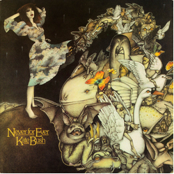 Kate Bush Never For Ever Vinyl LP USED