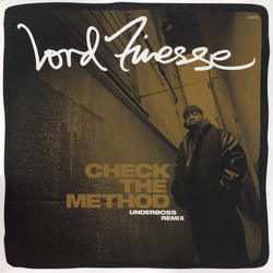 Lord Finesse Check The Method (Underboss Remix) Vinyl 12" USED